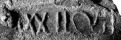 14 - imbrex, Stempel der legio XXII Primigenia, Flörsheimer Gruppe, Boppard Typ 5